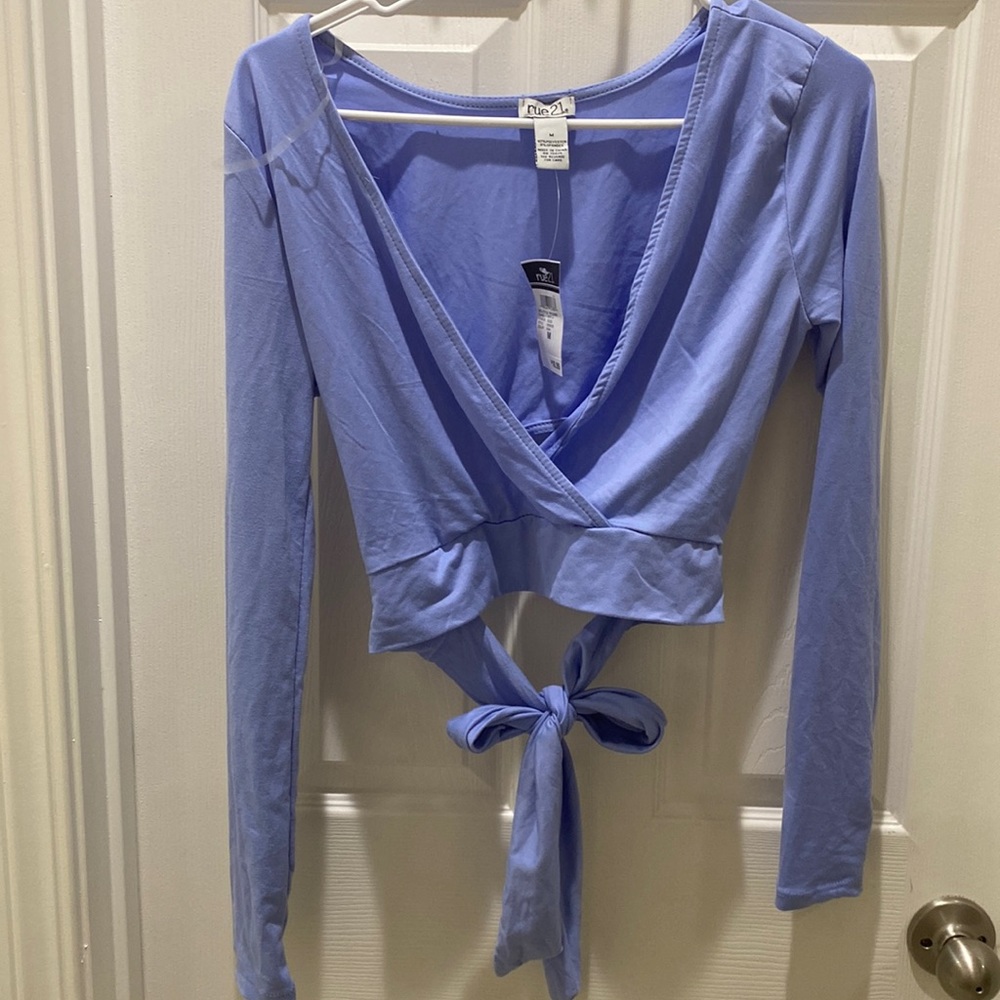 NWT Long Sleeve Crop Top
